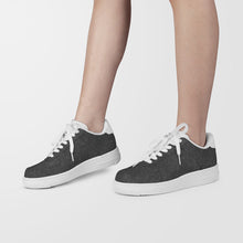 Load image into Gallery viewer, Ti Amo I love you - Exclusive Brand - Batik Black - Skeleton Hands with Heart - Low Top Unisex Sneakers
