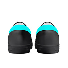 Load image into Gallery viewer, Ti Amo I love you - Exclusive Brand - Aqua / Cyan - Skeleton Hands with Heart - Kids Slip-on shoes - Black Soles
