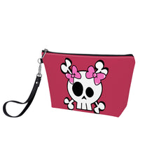 Load image into Gallery viewer, Ti Amo I love you - Exclusive Brand - Viva Magenta - Skeleton - Sling Cosmetic Bag
