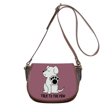 Load image into Gallery viewer, Ti Amo I love you - Exclusive Brand - Raspberry Glacé  - Talk to the Paw -  Saddle Bag
