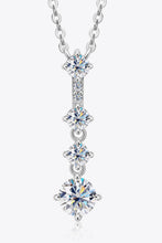 Load image into Gallery viewer, Keep You There Multi-Moissanite Pendant Necklace Ti Amo I love you
