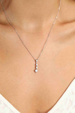 Load image into Gallery viewer, Keep You There Multi-Moissanite Pendant Necklace Ti Amo I love you
