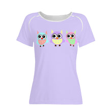 Load image into Gallery viewer, Ti Amo I love you - Exclusive Brand - Lilac - 3 Owls -  Women&#39;s T shirt
