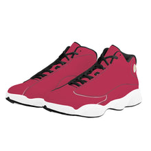 Load image into Gallery viewer, Ti Amo I love you - Exclusive Brand - Viva Magenta - Basketball Shoes - Black Laces
