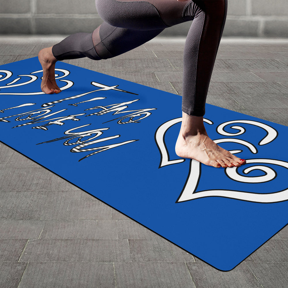 Ti Amo I love you - Exclusive Brand - Dark Blue - Yoga Mat
