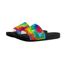 Load image into Gallery viewer, Ti Amo I love you - Exclusive Brand - Rainbow - Womens - Slide Sandals - Black Soles
