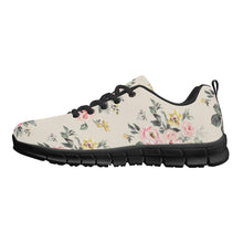 Load image into Gallery viewer, Ti Amo I love you - Exclusive Brand  - Floral - Sneakers - Black Soles
