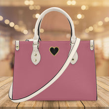 Load image into Gallery viewer, Ti Amo I love you - Exclusive Brand - Old Pink - Luxury Womens PU Tote Bag - Cream Straps
