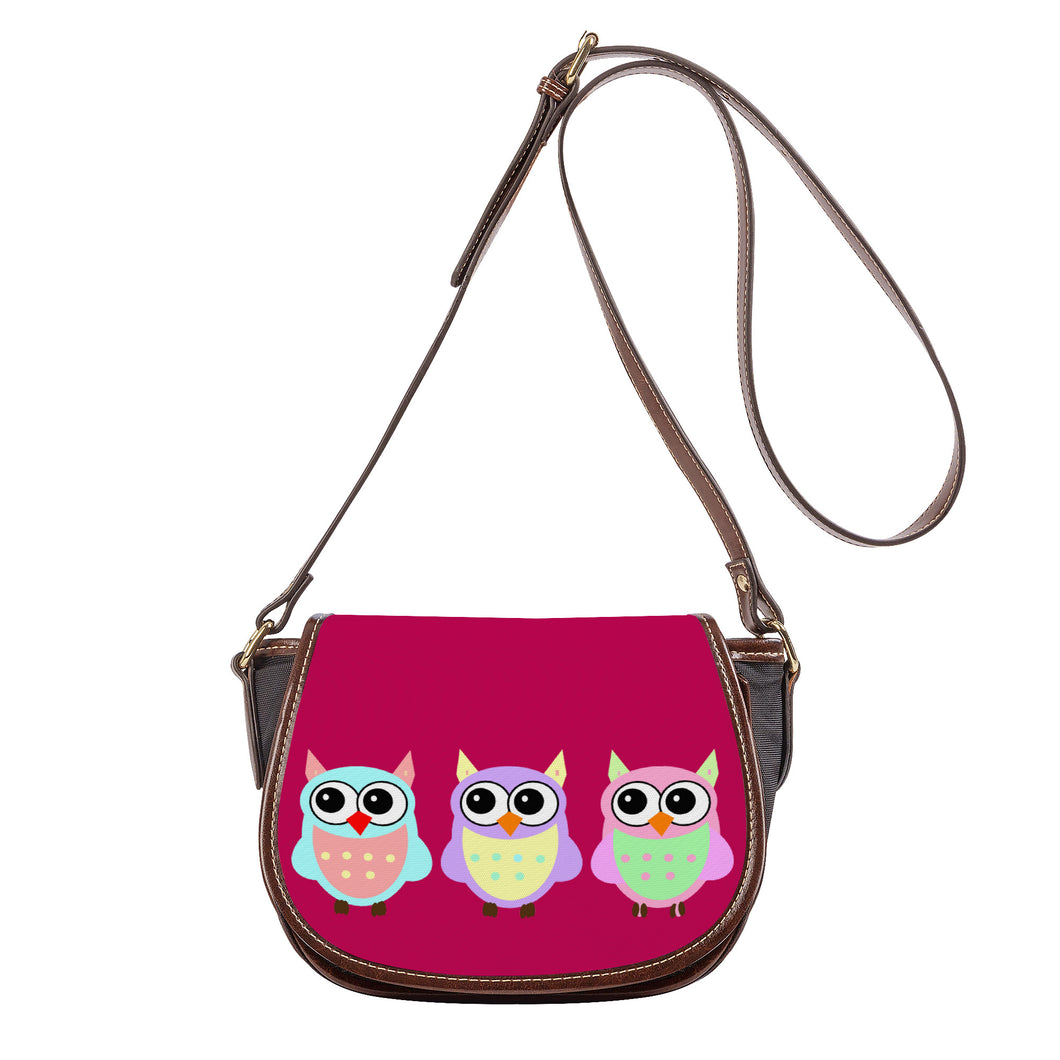 Ti Amo I love you - Exclusive Brand - Lipstick 2 - 3 Owls -  Saddle Bag