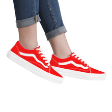 Load image into Gallery viewer, Ti Amo I love you - Exclusive Brand - Red - Low Top Flat Sneaker
