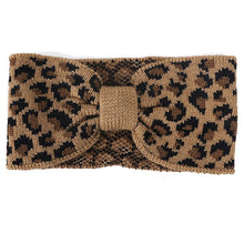 Load image into Gallery viewer, LEOPARD PRINT WINTER HEAD BAND Ti Amo I love you
