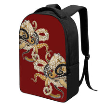 Load image into Gallery viewer, Ti Amo I love you - Exclusive Brand - Dark Burgundy - Octopi - Laptop Backpack
