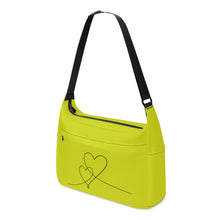 Load image into Gallery viewer, Ti Amo I love you - Exclusive Brand  - Juicy - Double Script Heart - Journey Computer Shoulder Bag
