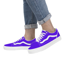 Load image into Gallery viewer, Ti Amo I love you - Exclusive Brand - Dark Purple - Low Top Flat Sneaker
