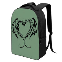 Load image into Gallery viewer, Ti Amo I love you - Exclusive Brand  - Amulet - Deagon Heart - Laptop Backpack
