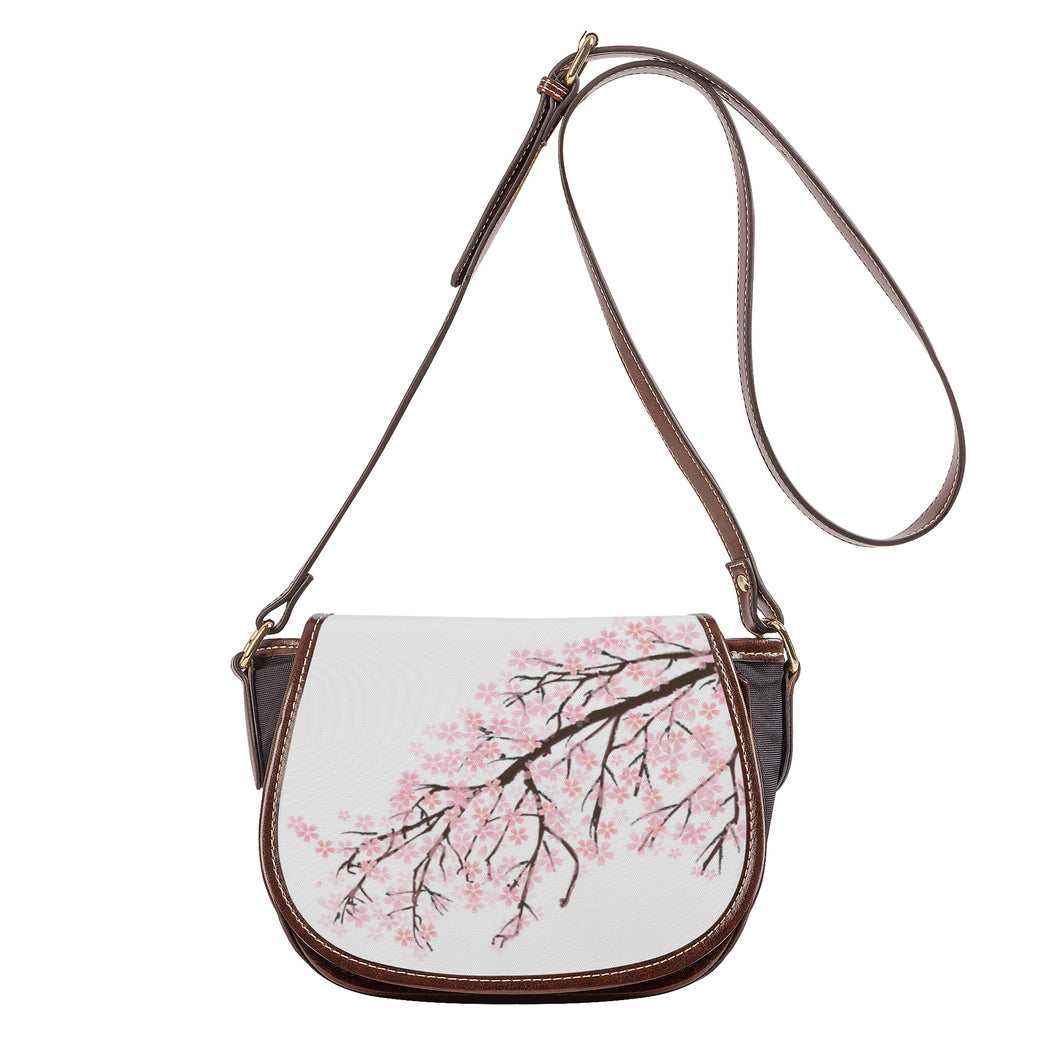 Ti Amo I love you-  Exclusive Brand - Concrete - Blossom - Saddle Bag