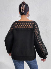 Load image into Gallery viewer, Lace Trim Boat Neck Knit Top - Sizes S-L Ti Amo I love you
