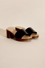 Load image into Gallery viewer, Lauren - Black or Tan - Slide Mule Heels Ti Amo I love you
