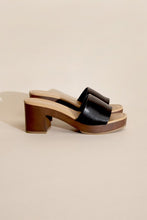 Load image into Gallery viewer, Lauren - Black or Tan - Slide Mule Heels Ti Amo I love you
