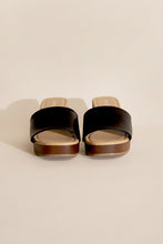 Load image into Gallery viewer, Lauren - Black or Tan - Slide Mule Heels Ti Amo I love you
