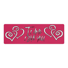 Load image into Gallery viewer, Ti Amo I love you - Exclusive Brand - Cerise Red 2 - Yoga Mat
