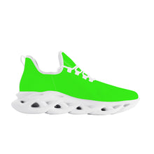 Load image into Gallery viewer, Ti Amo I love you - Exclusive Brand - Florescent Green - White Lettering - Mens / Womens - Flex Control Sneakers- White Soles
