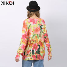 Load image into Gallery viewer, Leisure Round Neck Long Sleeve Pullover Shirt Ti Amo I love you
