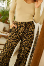 Load image into Gallery viewer, Leopard Animal Print Wide Leg Pants Ti Amo I love you
