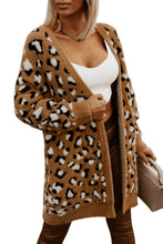 Load image into Gallery viewer, Leopard Print Fur Cardigan - Sizes S-XL Ti Amo I love you
