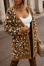 Load image into Gallery viewer, Leopard Print Fur Cardigan - Sizes S-XL Ti Amo I love you
