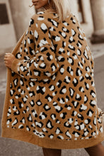 Load image into Gallery viewer, Leopard Print Fur Cardigan - Sizes S-XL Ti Amo I love you
