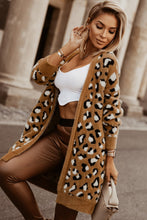 Load image into Gallery viewer, Leopard Print Fur Cardigan - Sizes S-XL Ti Amo I love you
