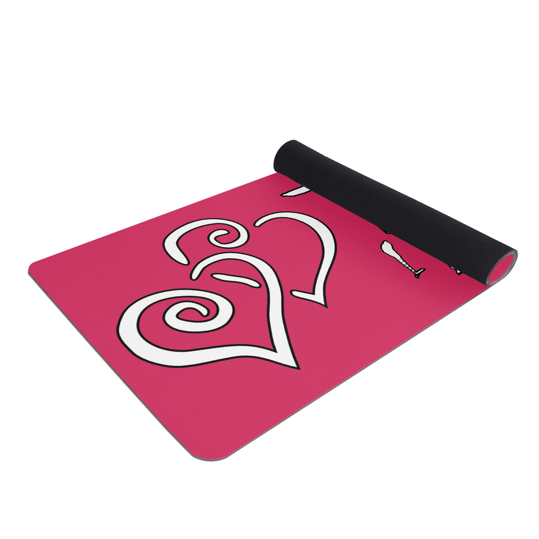Ti Amo I love you - Exclusive Brand - Cerise Red 2 - Yoga Mat