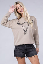 Load image into Gallery viewer, Light Mocha - Cow Skull Sweatshirts Ti Amo I love you
