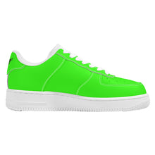 Load image into Gallery viewer, Ti Amo I love you - Exclusive Brand - Florescent Green - Skeleton Hands with Heart - Low Top Unisex Sneakers
