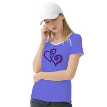 Load image into Gallery viewer, Ti Amo I love you - Exclusive Brand  - Medium Purple - Double Purple - Women&#39;s T shirt
