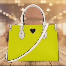 Load image into Gallery viewer, Ti Amo I love you - Exclusive Brand - Turbo - Luxury Womens PU Tote Bag - Cream Straps
