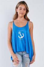 Load image into Gallery viewer, Love Anchor, The Soul Scoop Neck Tank Top Ti Amo I love you
