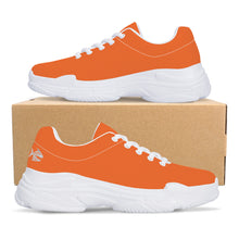 Load image into Gallery viewer, Ti Amo I love you - Exclusive Brand - Pumpkin Orange- Angry Fish - Chunky Sneakers - White Soles
