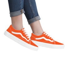 Load image into Gallery viewer, Ti Amo I love you - Exclusive Brand - Orange - Low Top Flat Sneaker
