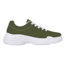 Load image into Gallery viewer, Ti Amo I love you - Exclusive Brand - Riffle Green - Angry Fish - Chunky Sneakers - White Soles
