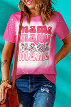 Load image into Gallery viewer, MAMA Round Neck Short Sleeve T-Shirt Ti Amo I love you
