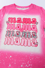 Load image into Gallery viewer, MAMA Round Neck Short Sleeve T-Shirt Ti Amo I love you
