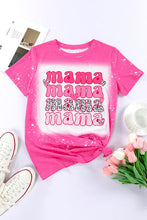 Load image into Gallery viewer, MAMA Round Neck Short Sleeve T-Shirt Ti Amo I love you
