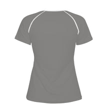 Load image into Gallery viewer, Ti Amo I love you - Exclusive Brand - Natural Gray - Hawaiian Flower - Women&#39;s T shirt - Sizes XS-2XL
