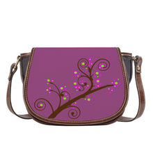 Load image into Gallery viewer, Ti Amo I love you - Exclusive Brand - Cannon Pink - Branch - Saddle Bag
