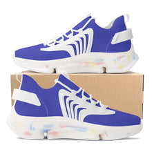 Load image into Gallery viewer, Ti Amo I love you - Exclusive Brand - Bright Blue - Mens / Womens - Air Max React Sneakers - White Soles
