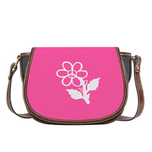 Load image into Gallery viewer, Ti Amo I love you - Exclusive Brand - Brilliant Rose 2 - White Daisy - Saddle Bag
