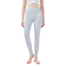 Load image into Gallery viewer, Ti Amo I love you - Exclusive Brand - Mystic -  White Daisy -  Yoga Leggings
