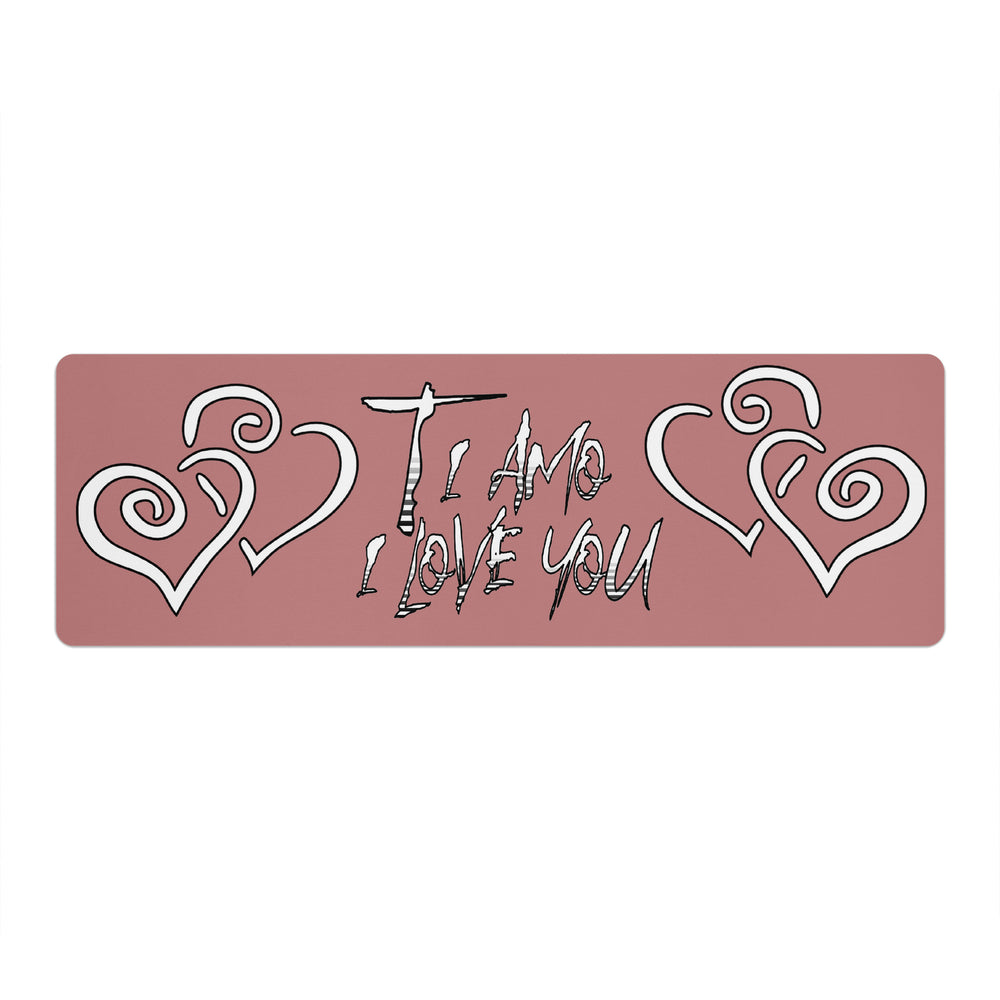 Ti Amo I love you - Exclusive Brand - Old Rose - Yoga Mat